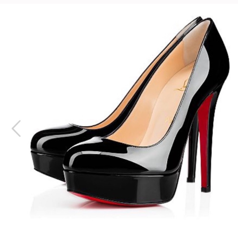 Christian Louboutin Bianca Pumps Patent Black 38.5